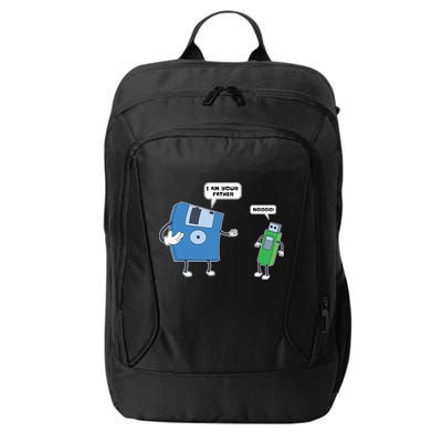 Computer Engineering I Men Father Son Floppy Disk Engineer Short Sleeve City Backpack