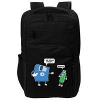 Computer Engineering I Men Father Son Floppy Disk Engineer Short Sleeve Impact Tech Backpack