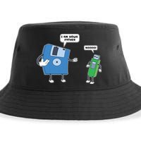Computer Engineering I Men Father Son Floppy Disk Engineer Short Sleeve Sustainable Bucket Hat
