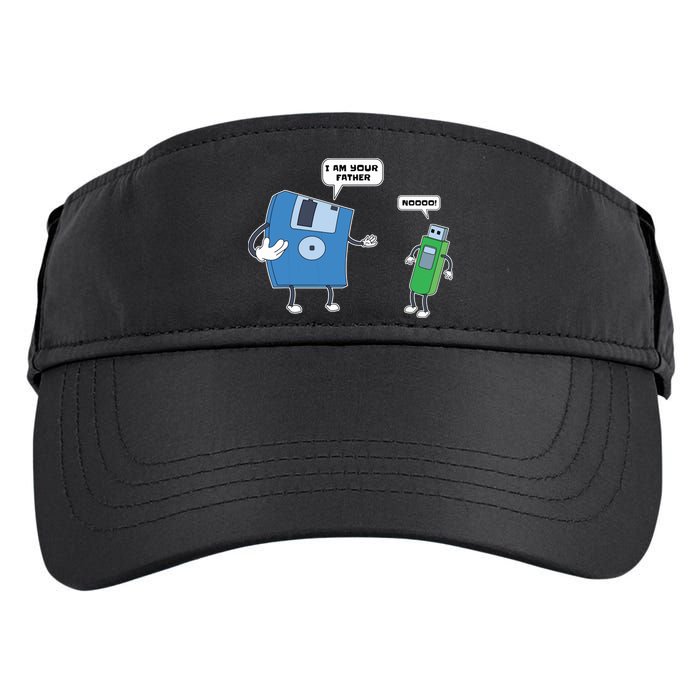 Computer Engineering I Men Father Son Floppy Disk Engineer Short Sleeve Adult Drive Performance Visor