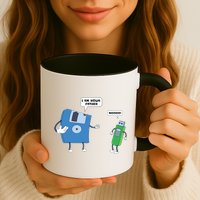 Computer Engineering I Men Father Son Floppy Disk Engineer Short Sleeve Mug