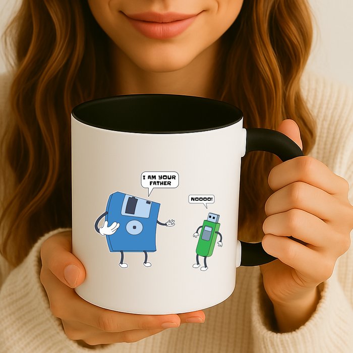 Computer Engineering I Men Father Son Floppy Disk Engineer Short Sleeve Mug