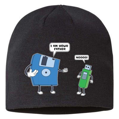 Computer Engineering I Men Father Son Floppy Disk Engineer Short Sleeve Sustainable Beanie