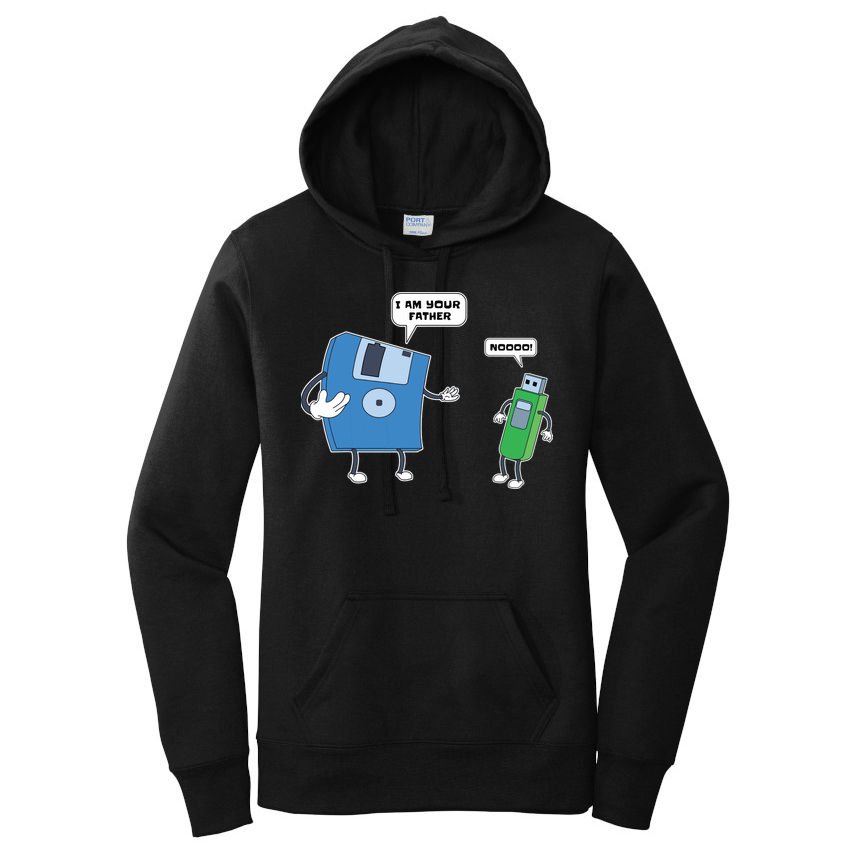 Computer Engineering I Men Father Son Floppy Disk Engineer Short Sleeve Women's Pullover Hoodie