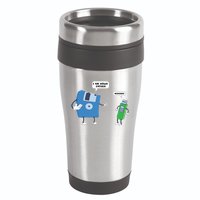Computer Engineering I Men Father Son Floppy Disk Engineer Short Sleeve 16oz Travel Tumbler