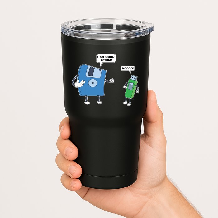 Computer Engineering I Men Father Son Floppy Disk Engineer Short Sleeve Tumbler