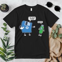 Computer Engineering I Men Father Son Floppy Disk Engineer Short Sleeve Premium T-Shirt