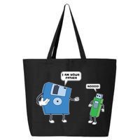 Computer Engineering I Men Father Son Floppy Disk Engineer Short Sleeve 25L Jumbo Tote