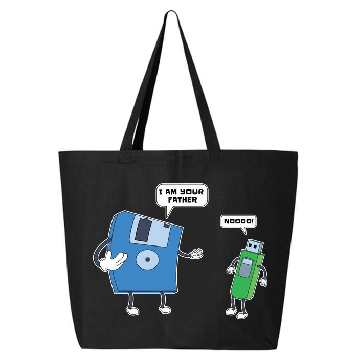 Computer Engineering I Men Father Son Floppy Disk Engineer Short Sleeve 25L Jumbo Tote