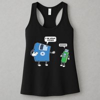 Computer Engineering I Men Father Son Floppy Disk Engineer Short Sleeve Womens Tank Top