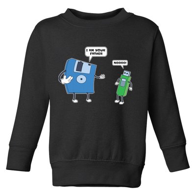 Computer Engineering I Men Father Son Floppy Disk Engineer Short Sleeve Toddler Sweatshirt