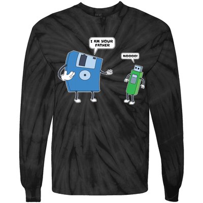 Computer Engineering I Men Father Son Floppy Disk Engineer Short Sleeve Tie-Dye Long Sleeve Shirt
