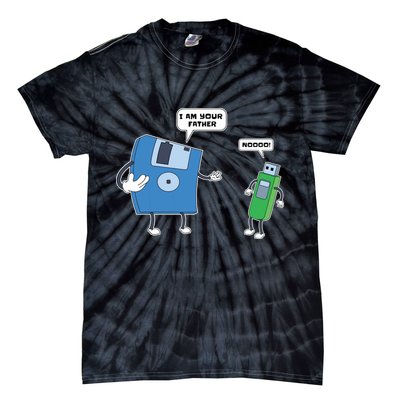 Computer Engineering I Men Father Son Floppy Disk Engineer Short Sleeve Tie-Dye T-Shirt