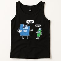 Computer Engineering I Men Father Son Floppy Disk Engineer Short Sleeve Tank Top
