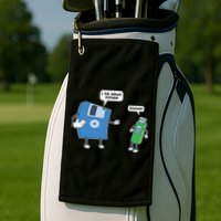 Computer Engineering I Men Father Son Floppy Disk Engineer Short Sleeve Golf Towel