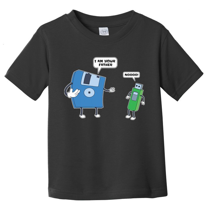 Computer Engineering I Men Father Son Floppy Disk Engineer Short Sleeve Toddler T-Shirt