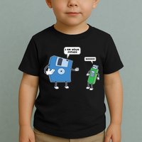 Computer Engineering I Men Father Son Floppy Disk Engineer Short Sleeve Toddler T-Shirt