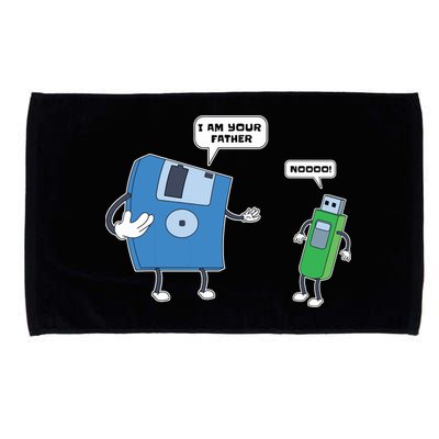 Computer Engineering I Men Father Son Floppy Disk Engineer Short Sleeve Microfiber Hand Towel