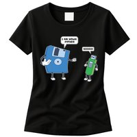 Computer Engineering I Men Father Son Floppy Disk Engineer Short Sleeve Womens T-Shirt
