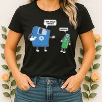 Computer Engineering I Men Father Son Floppy Disk Engineer Short Sleeve Womens T-Shirt
