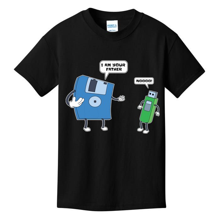 Computer Engineering I Men Father Son Floppy Disk Engineer Short Sleeve Kids T-Shirt