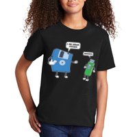 Computer Engineering I Men Father Son Floppy Disk Engineer Short Sleeve Kids T-Shirt