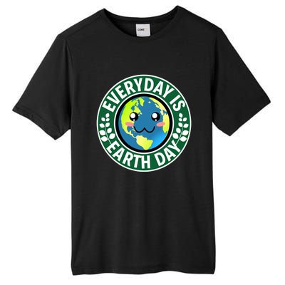 Cute Everyday Is Earth Day Environtal Eco Planet Gift Tall Fusion ChromaSoft Performance T-Shirt