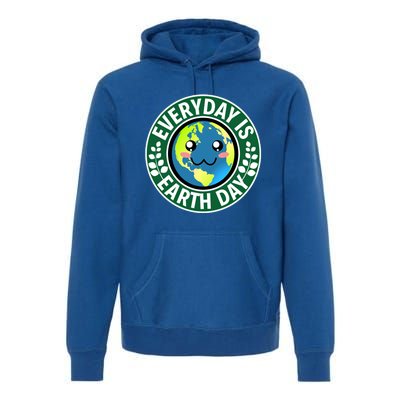 Cute Everyday Is Earth Day Environtal Eco Planet Gift Premium Hoodie