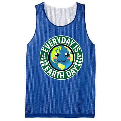 Cute Everyday Is Earth Day Environtal Eco Planet Gift Mesh Reversible Basketball Jersey Tank