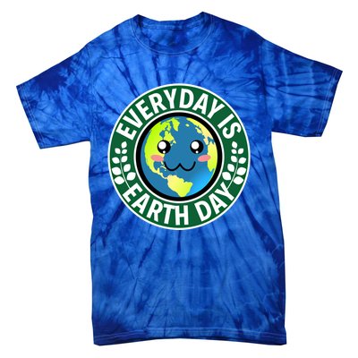 Cute Everyday Is Earth Day Environtal Eco Planet Gift Tie-Dye T-Shirt