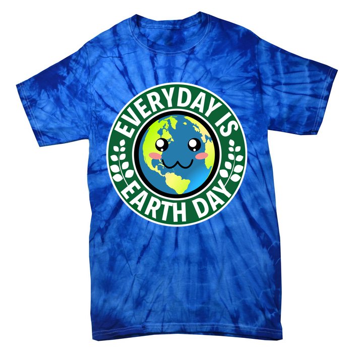 Cute Everyday Is Earth Day Environtal Eco Planet Gift Tie-Dye T-Shirt