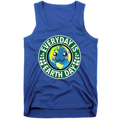 Cute Everyday Is Earth Day Environtal Eco Planet Gift Tank Top