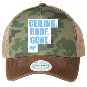 Ceiling. Roof. Goat. The Ceiling is the Roof The Goat of Basketball Legacy Tie Dye Trucker Hat