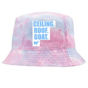 Ceiling. Roof. Goat. The Ceiling is the Roof The Goat of Basketball Tie-Dyed Bucket Hat