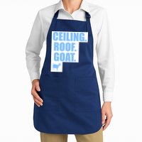 Ceiling. Roof. Goat. The Ceiling is the Roof The Goat of Basketball Apron