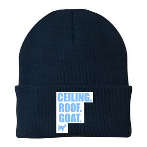 Ceiling. Roof. Goat. The Ceiling is the Roof The Goat of Basketball Knit Cap Winter Beanie