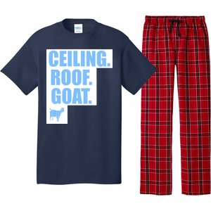 Ceiling. Roof. Goat. The Ceiling is the Roof The Goat of Basketball Pajama Set