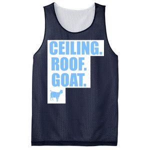 Ceiling. Roof. Goat. The Ceiling is the Roof The Goat of Basketball Mesh Reversible Basketball Jersey Tank