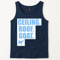 Ceiling. Roof. Goat. The Ceiling is the Roof The Goat of Basketball Tank Top