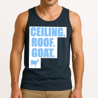 Ceiling. Roof. Goat. The Ceiling is the Roof The Goat of Basketball Tank Top