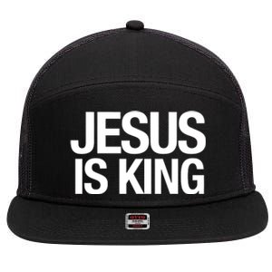 Carew Ellington Jesus Is King 7 Panel Mesh Trucker Snapback Hat