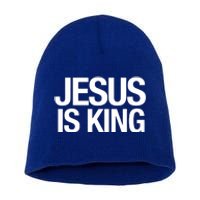 Carew Ellington Jesus Is King Short Acrylic Beanie