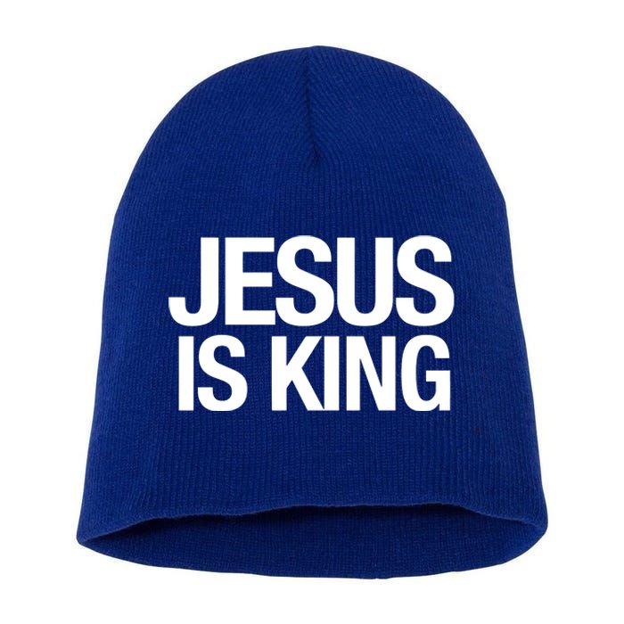 Carew Ellington Jesus Is King Short Acrylic Beanie