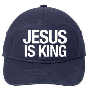 Carew Ellington Jesus Is King 7-Panel Snapback Hat