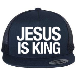 Carew Ellington Jesus Is King Flat Bill Trucker Hat