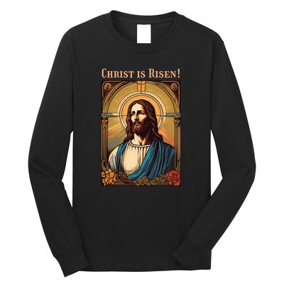 Christian Easter Jesus Christ Is Risen Long Sleeve Shirt