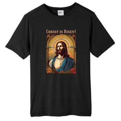 Christian Easter Jesus Christ Is Risen Tall Fusion ChromaSoft Performance T-Shirt