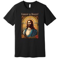 Christian Easter Jesus Christ Is Risen Premium T-Shirt