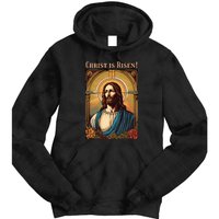 Christian Easter Jesus Christ Is Risen Tie Dye Hoodie