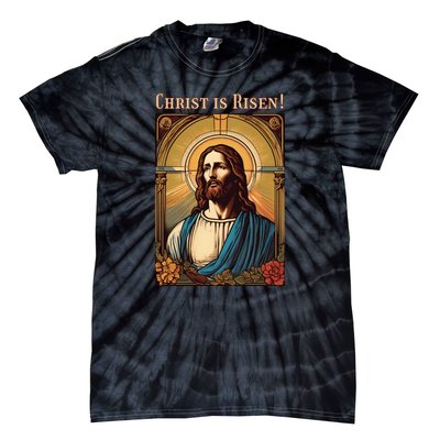 Christian Easter Jesus Christ Is Risen Tie-Dye T-Shirt